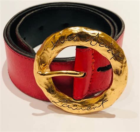 yves saint laurent belt logo|vintage yves Saint Laurent belt.